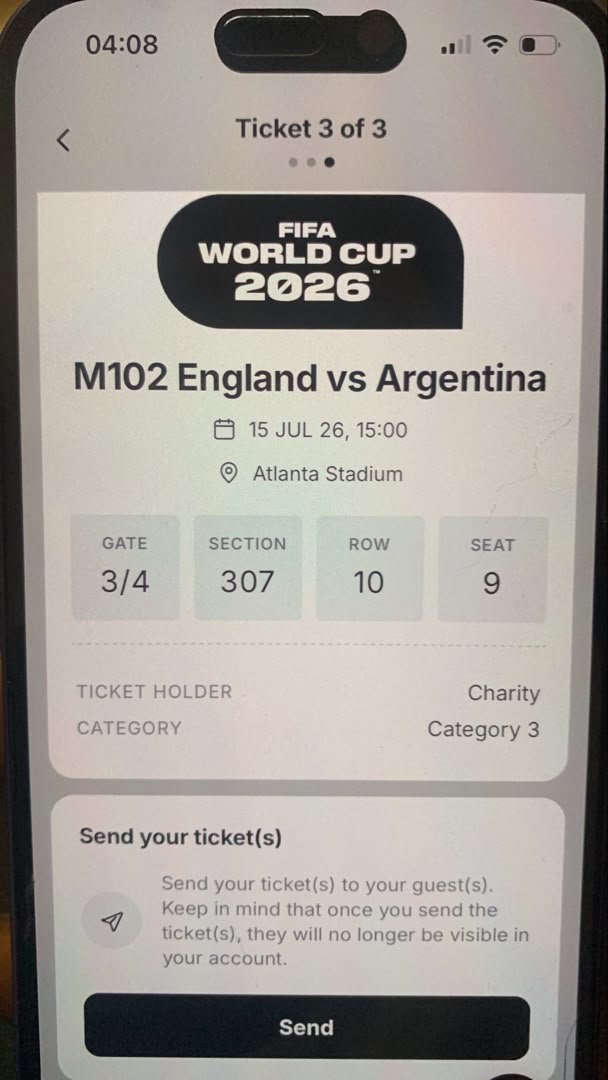 21_FX_'s tweet photo. I still have 3 tickets available #ENGvARG 
I'm ready to go lower with price now 
Send text +1 (209) 849-1260 Whatsapp https://t.co/1RJhCodE3z
