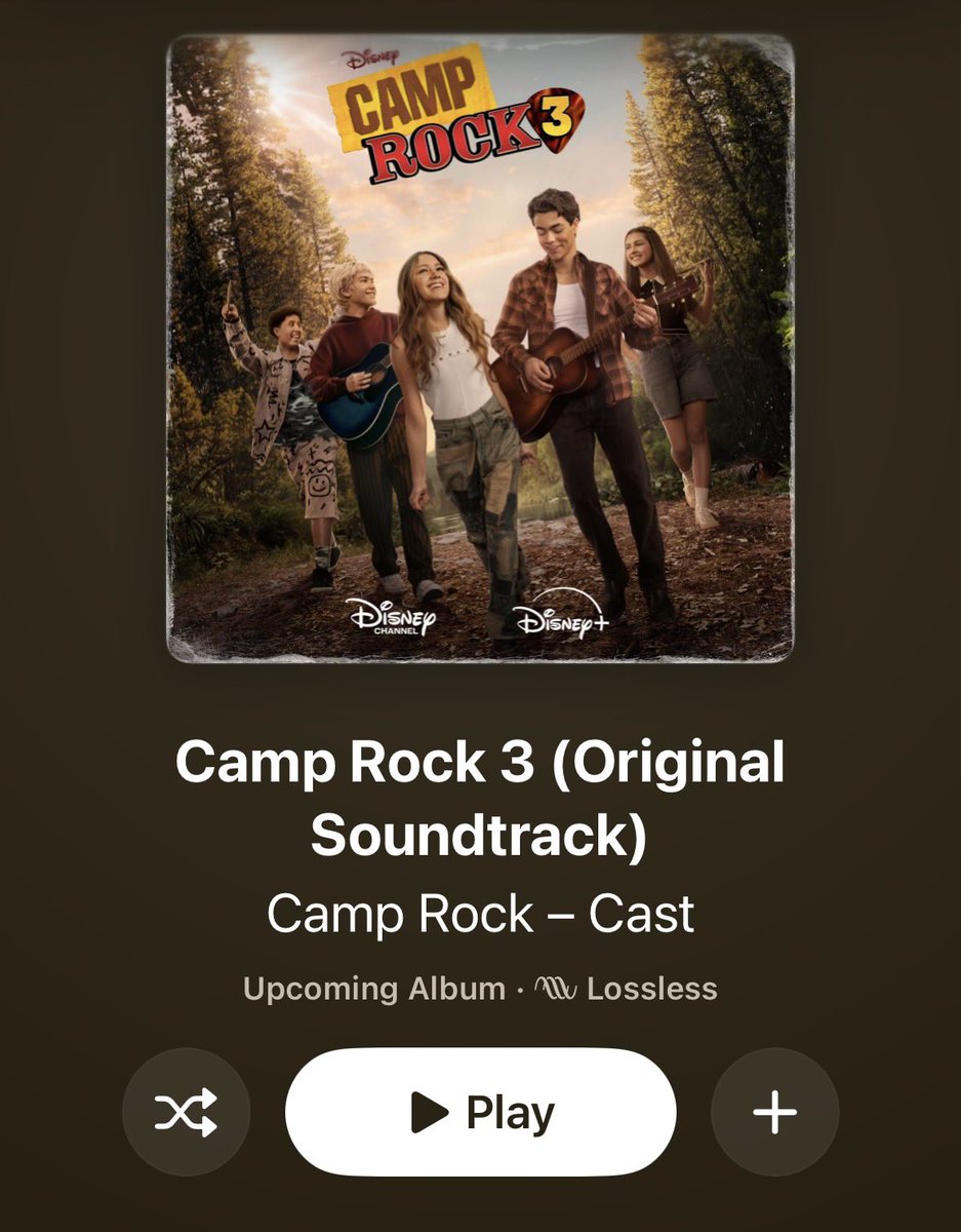 Jonas_DailyNews's tweet photo. Disney has released the official tracklist for the Camp Rock 3 Soundtrack &amp; Jonas Brothers as Connect 3 have two songs - “Come on Over” &amp; “We Rock” 
The soundtrack will release on August 13, presave now: https://t.co/Tf4e4QFc4O https://t.co/JbO7cOe1cv