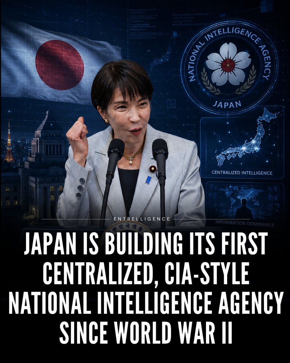 entrelligence_'s tweet photo. ⚡NOW: 🇯🇵 Japan to Establish First Centralized Intelligence Agency Since WWII https://t.co/TYHA9FGJrY