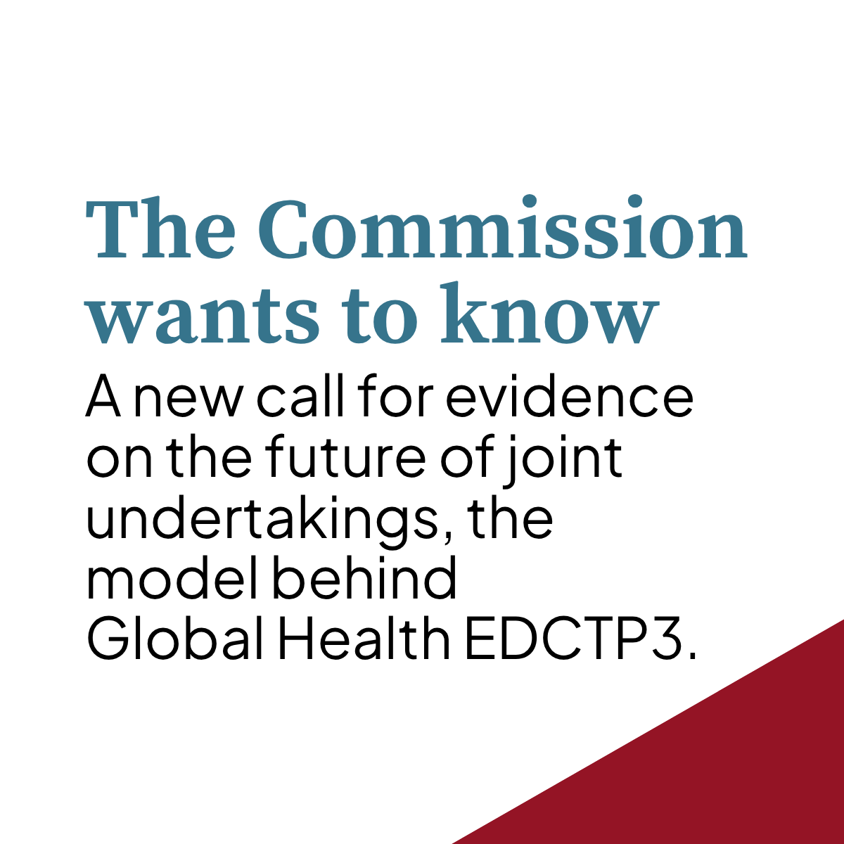 Global Health EDCTP3 tweet media