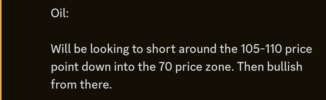 k1m6a's tweet photo. In March we shorted $oil and also planned to long it around the 70 level. Last month we did a deep dive to figure out the 67 low. What a coincidence the Iran conflict starts to ramp up right after we get our longs! Don't miss the next juice!! https://t.co/evgSnzkEtT https://t.co/zGyDgyLfiD