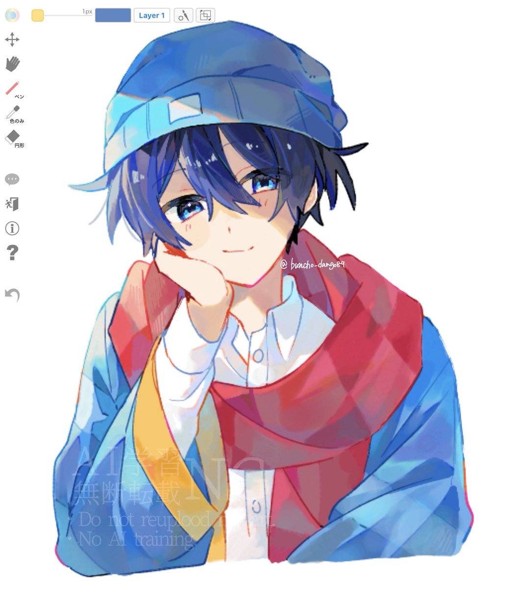 Post by みたらし on X: 絵チャ🧣