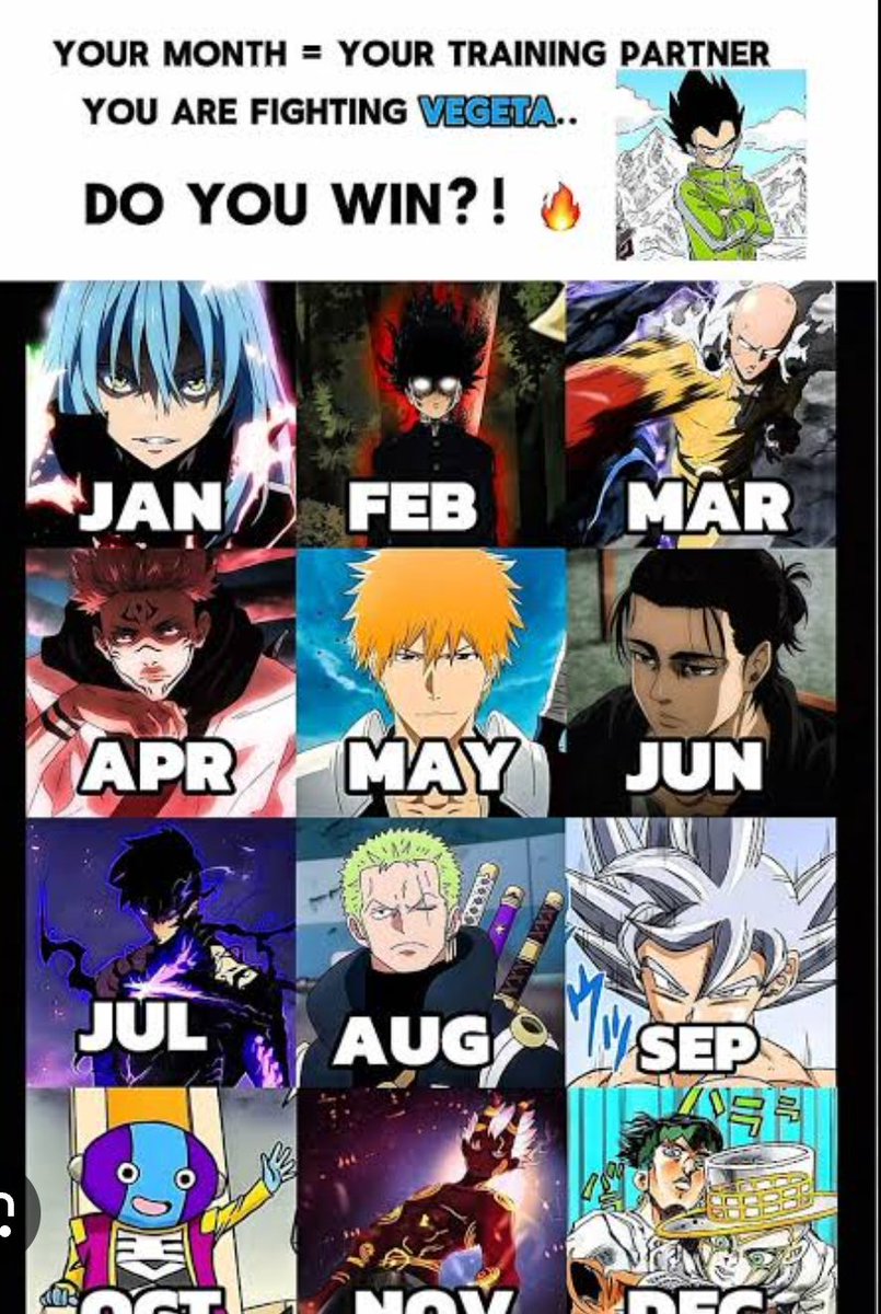 Jojo_Royal01's tweet photo. You are fighting Vegeta 
And your month is your training partner.....

Are you surviving? 
Be honest, drop answers in the comments 🔥👇 https://t.co/rAdj1AbRo9