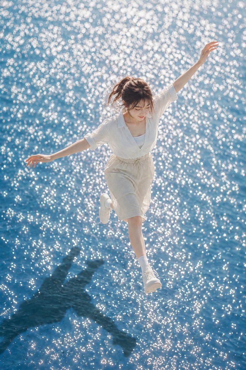 Summer Walking on Water Portrait