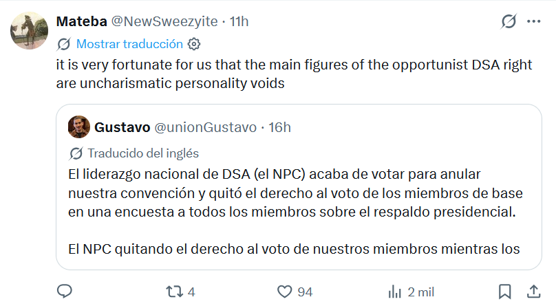 GMiasni's tweet photo. El artículo intenta vender la idea de que no hay antagonismo real entre revolucionarios y reformistas. La idea no solo es falsa en general, sino que es increíble salir a defenderla justo en uno de los momentos donde más claramente se está mostrando el antagonismo entre ambas alas https://t.co/CvTEJrqIAs