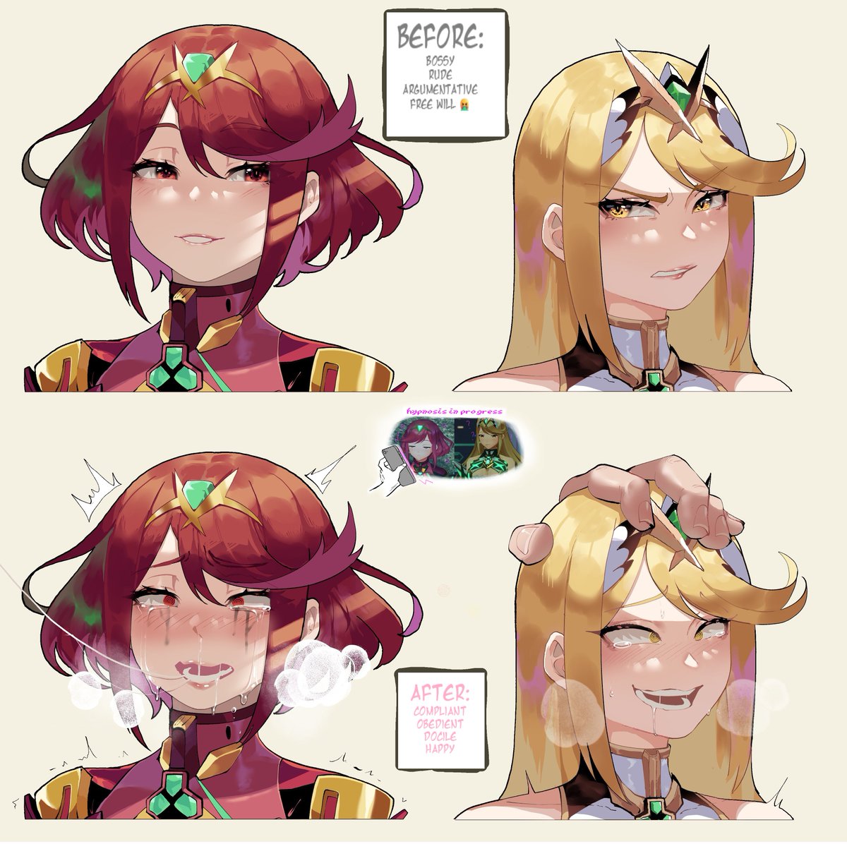 MissFortunedoom's tweet photo. i keep seeing these on my feed so i knew what i had to do

(og art by thiccwithaQ, if you couldnt tell from the amazing art style) https://t.co/y1trtBjFYs