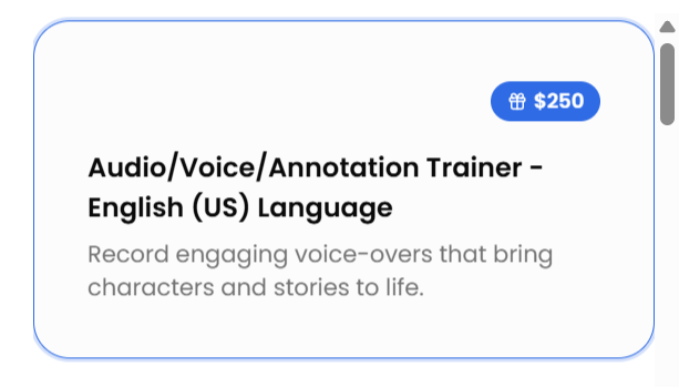 kgunafa's tweet photo. guys aku mau share job lagi nih! ada job untuk audio voice / annotation trainer for English Language! 

bisa apply disini ya 
https://t.co/F1TIEPJ8WT

job freelance job remote dibayar dollar paypal wfh kerja remote https://t.co/qPDWAeSo9c