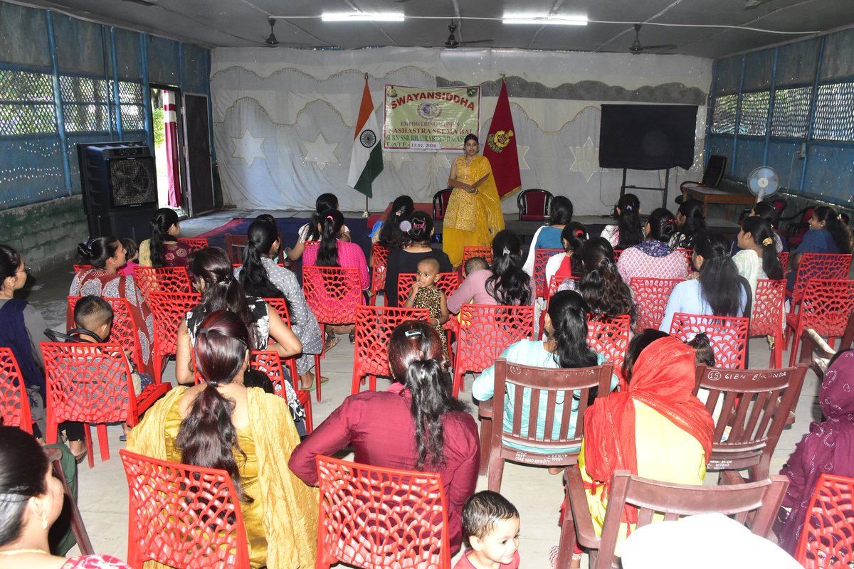 sixtyonessb's tweet photo. On 13 July 2026, in accordance with the directions of the Higher Headquarters and under the Sandiksha Annual Action Plan 2026, a one-day Beautician Workshop was successfully organized at the Battalion Headquarters of the 61st Battalion, SSB, Bhairabkunda. https://t.co/iVaG9Nyoer