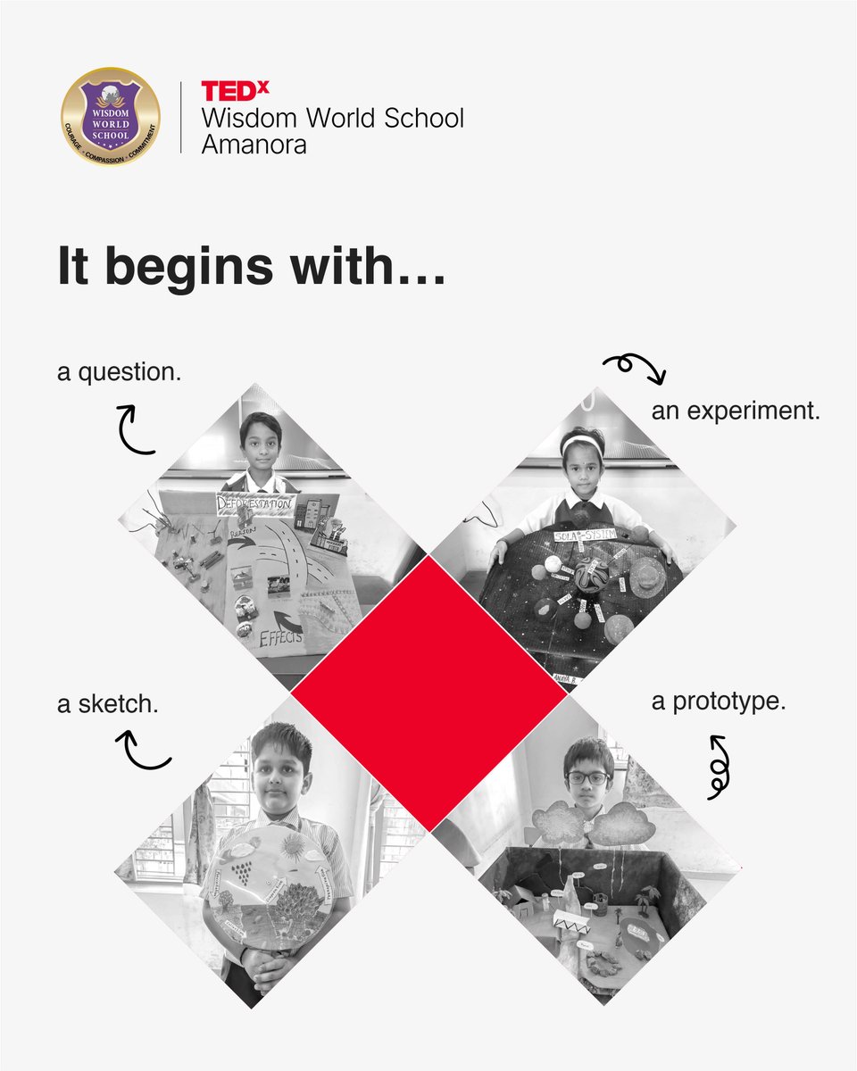WorldPune's tweet photo. Every great idea starts with curiosity. 💡
Our Science, Robotics & Art Exhibition celebrated creativity, persistence, and exploration—reminding us that impact begins long before the spotlight. ✨
#TEDxWisdomWorldSchool #IntentToImpact https://t.co/JS8Awi0s2I