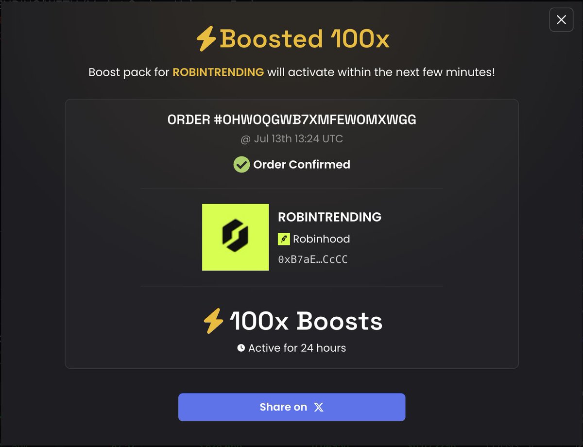 Robinhood Early Trending tweet media