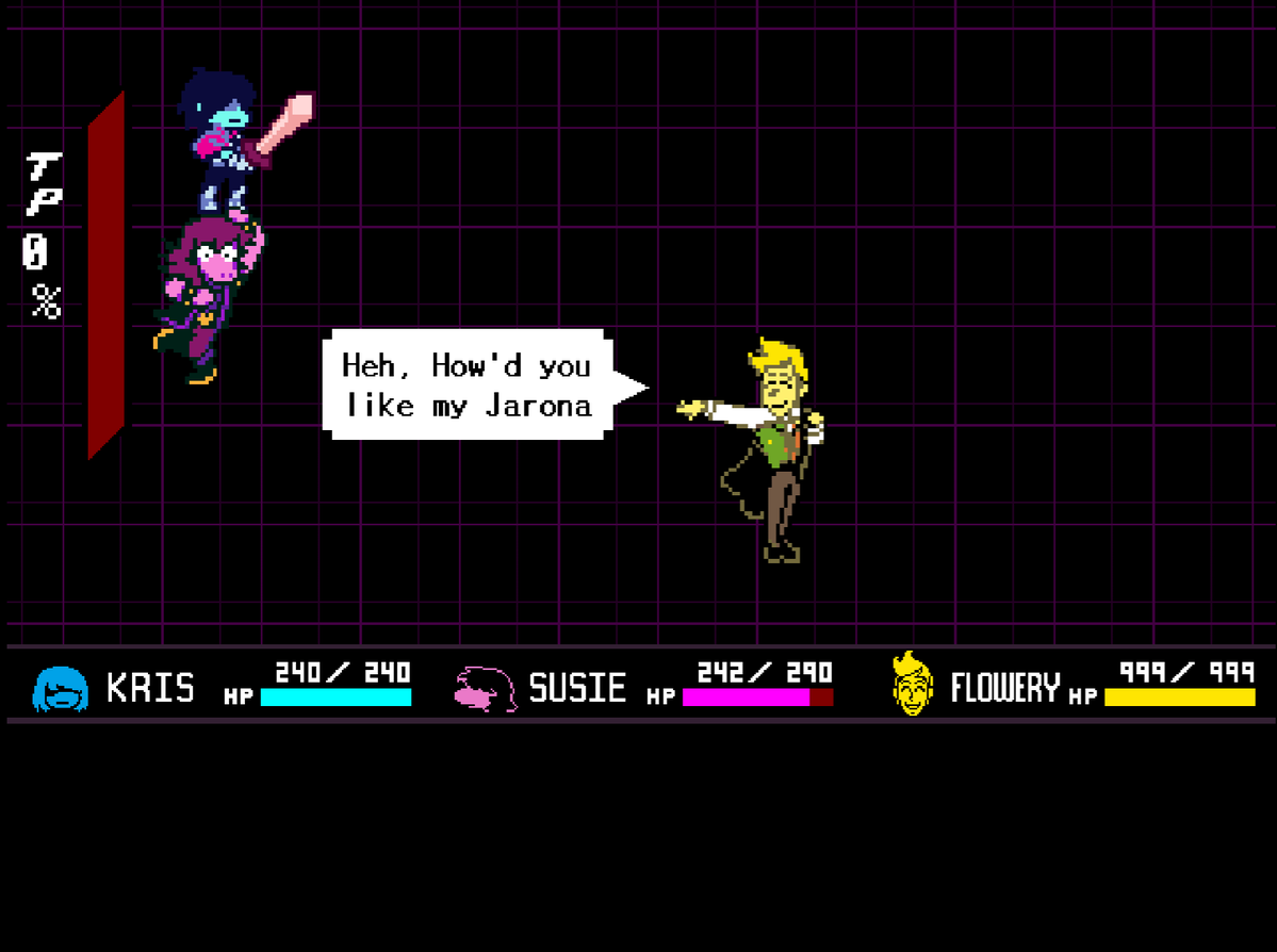 Rayaan_Pog's tweet photo. Imagine showing this to a pre chapter 5 deltarune fan https://t.co/IWh20SMhnf