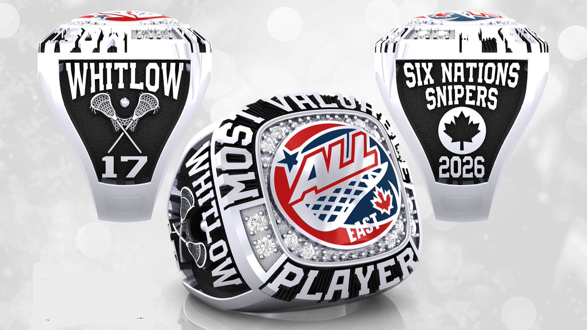 ArenaLacrosse's tweet photo. Wes Whitlow of the ALL East Cup Champions Six Nations Snipers has been named the winner of the 2026 ALL East Most Valuable Player. Wes scored career high in goals (28), assists (50) &amp; points (78), leading the Snipers throughout the 2026 campaign. Congratulations Wes! @BaronRings https://t.co/NUTAJsbmen