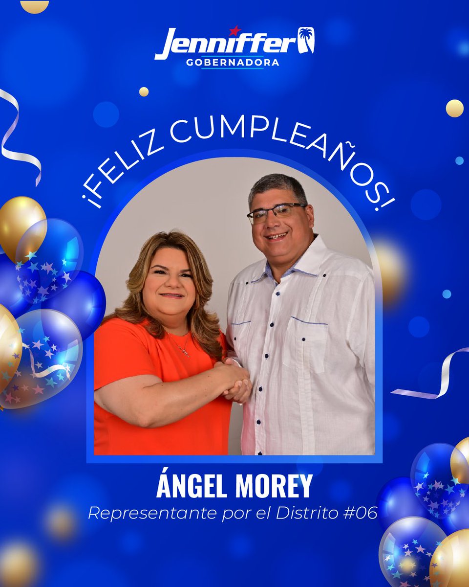 JGO_2024's tweet photo. ¡Feliz cumpleaños, representante Ángel Morey!

¡Que disfrute de un gran día junto a su familia y seres queridos! Gracias por su compromiso y dedicación al Distrito 6 y por continuar trabajando por el bienestar de nuestra gente. https://t.co/RGaEIU6QPM