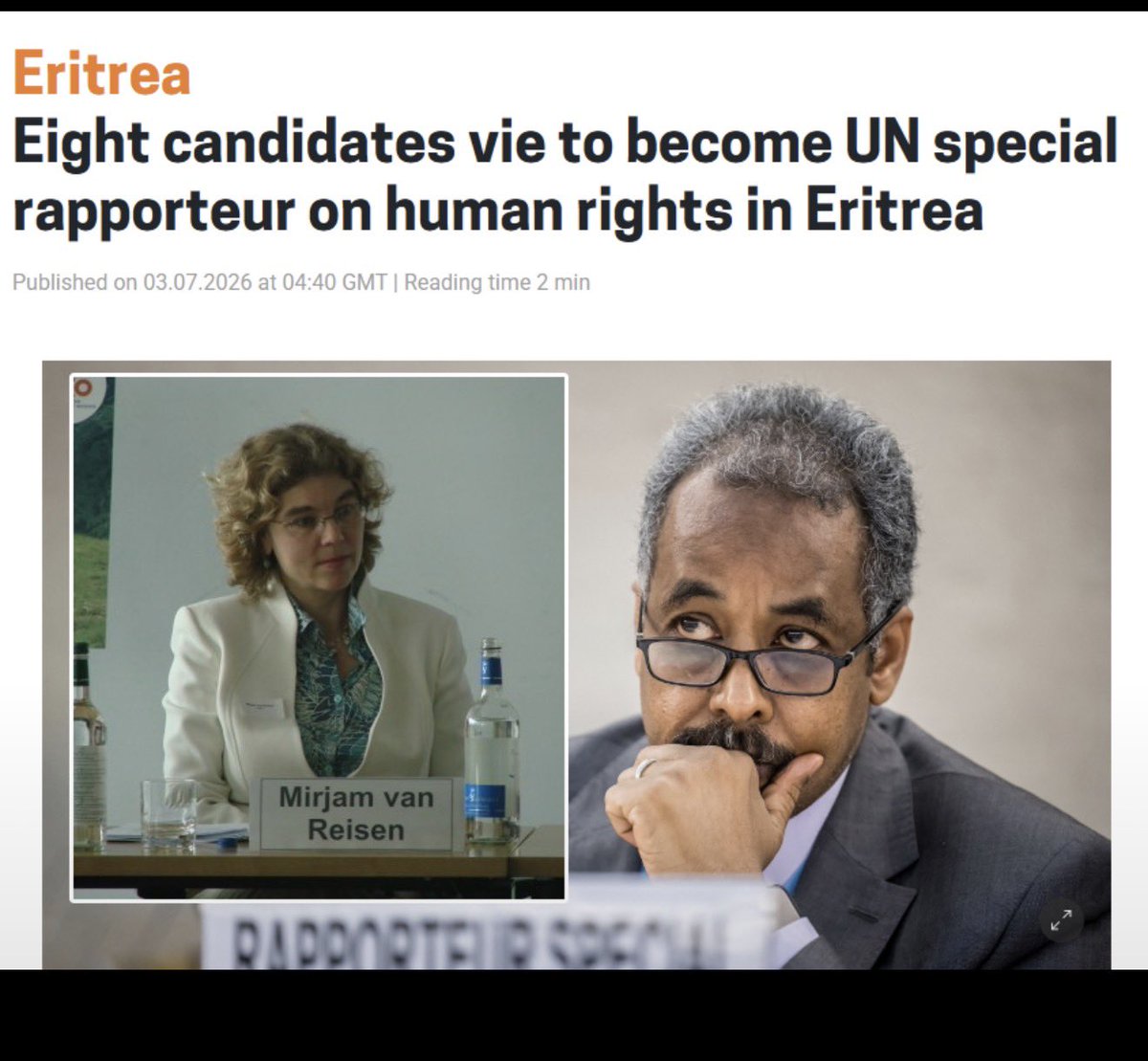 Daerona901's tweet photo. @tesfanews Calling documented human rights allegations “political” does not answer the underlying concerns. If the claims are inaccurate, the appropriate response is transparency, independent access, and verifiable evidence—not dismissing critics or questioning the legitimacy of scrutiny.
Serious allegations concerning arbitrary detention, indefinite national service, restrictions on fundamental freedoms, and other human rights issues have been raised for years by former detainees, refugees, UN mechanisms, and international human rights organizations. These concerns deserve to be addressed directly.
Da’erona supports accountability, transparency, and the protection of the rights and dignity of all Eritreans. The Blue Revolution calls for peaceful civic engagement, justice, and respect for fundamental human rights. Progress comes from confronting difficult issues openly, not by reducing every criticism to politics.
@UNHumanRights @UN @amnesty @hrw @EU_Commission @UN_HRC @StateDept @JosepBorrellF @hrcsecretariat @DefendDefenders
#HumanRights #Eritrea #Accountability #Transparency #BlueRevolution #Daerona #Freedom #Justice #RuleOfLaw #HumanDignity