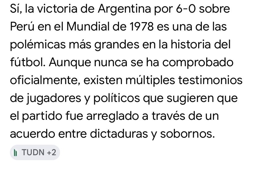 NormanFPearl's tweet photo. Así “ganó” Argentina su primer mundial en 1978.
El segundo en 1986, llegaría tácitamente de “la mano de Maradona”.
El de 2022 y eventualmente 2026 todos sabemos lo que ha pasado.
¿Deben estar orgullosos los argentinos con su historia? https://t.co/CG9ySGJ0I7