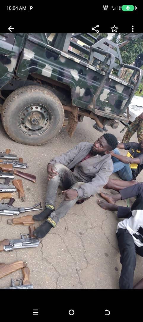 ZagazOlaMakama's tweet photo. Troops Intercept Suspected Arms Traffickers in Kaduna, Recover Seven Illegal Firearms intended to be supplied to bandits from Jos

By Zagazola Makama

Troops of Sector 7 have arrested suspected arms traffickers and recovered seven illegal firearms during a targeted stop-and-search operation at Samaru checkpoint in Zangon Kataf Local Government Area of Kaduna State.

Intelligence sources told Zagazola Makama that the operation was carried out at about 9:40 a.m. on Monday following credible intelligence regarding the movement of illegal weapons from Jos, Plateau State, to Niger State.

According to the sources, troops had received information that suspected arms racketeers were transporting the weapons in an ash-coloured Mercedes-Benz vehicle. Acting on the intelligence, security personnel identified, tracked and intercepted the vehicle at the Samaru checkpoint in Zangon Kataf.