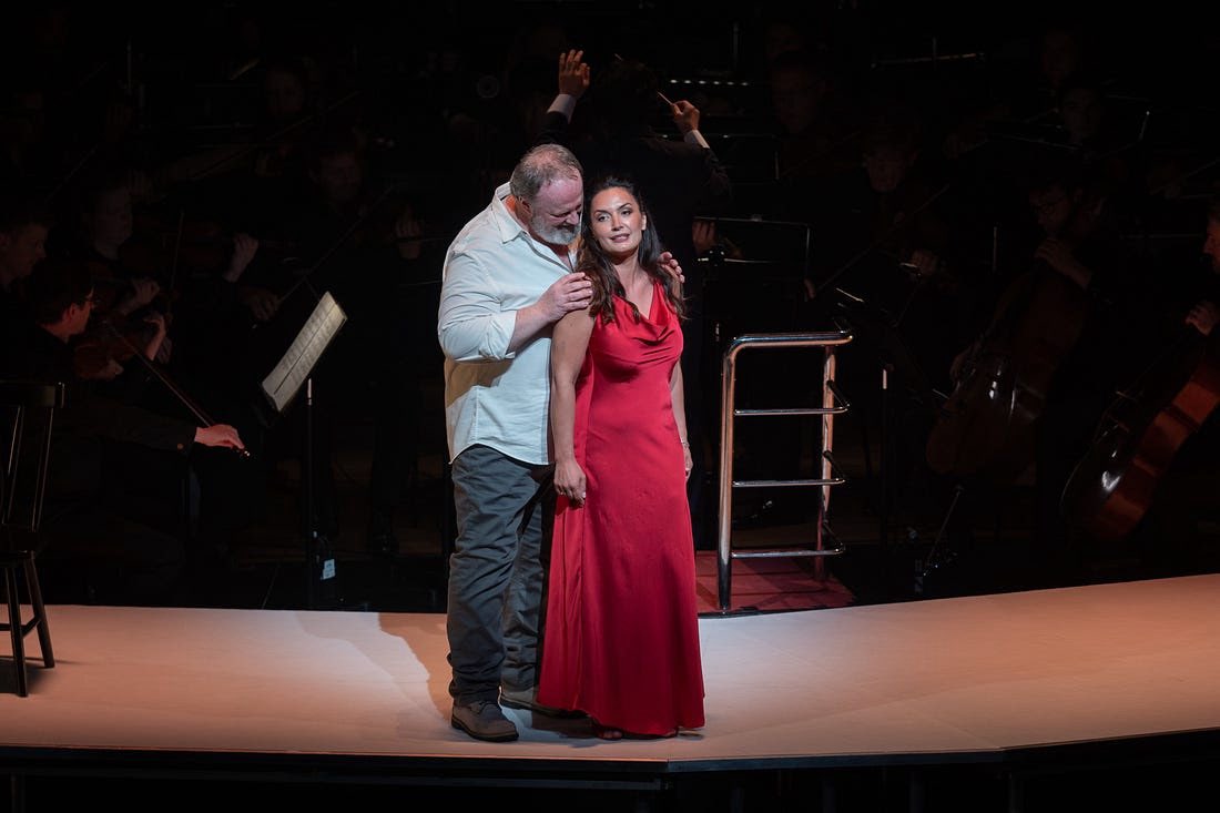 hugh_canning's tweet photo. Puccini semi-staged: my reviews of Tosca in Birmingham (CBSO) and Turandot @operahollandpk are now online: https://t.co/fm8SDDCusG Gwyn Hughes Jones (Cavaradossi) Anna Patalong (Tosca) photo by Hannah Blake Fathers. https://t.co/uWEV2YtgMY