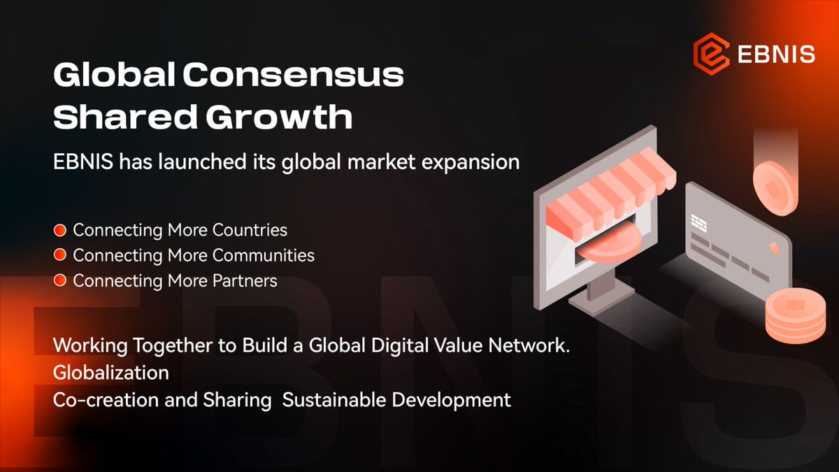 EBNISGlobal's tweet photo. ✅✅✅EBNIS has launched its global market expansion!

🌐Core Connection · Three-Dimensional Synergy
💱 Connecting more countries
💱 Connecting more communities
💱Connecting more partners

💎Globalization ｜ Co-Build &amp; Co-Share ｜ Sustainable Development https://t.co/dyKTverKTj