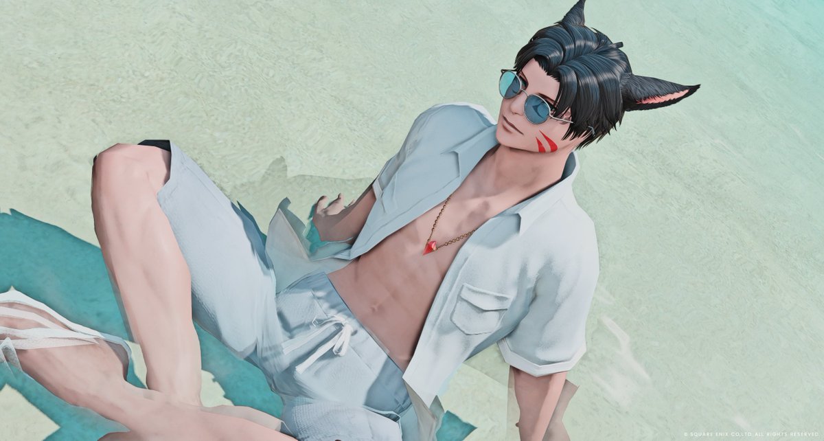Timos_Xavier's tweet photo. 夏の定番⛱️
#FFXIV
#オスッテ https://t.co/Bqu3OccO1W