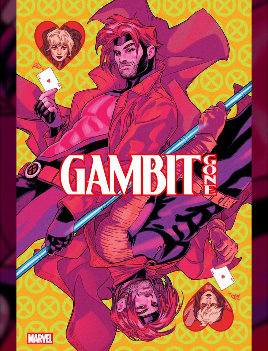 RogueSpotting's tweet photo. Spotted: Variant cover for Gambit Gone #1 shared  by artist Russell Dauterman in stores September 23, 2026. #gambit  #rogue https://t.co/yBdRqbx7p1