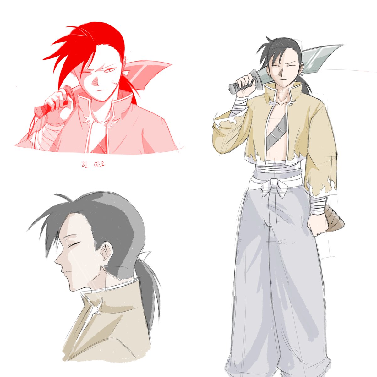 omizachaa's tweet photo. 강연금 캐 그려볼려고 하는데 중간에 유기 할것만 같다 -린 야오-
#FMA https://t.co/lwedVQS8V8