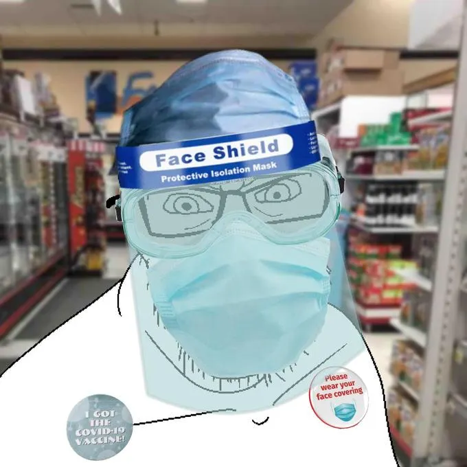 basedgodkumbi's tweet photo. The covid soyjak posting in 2020 was so funny I would sit at my computer for hours and hours just laughing and saving these pics. I think that was the last time I was truly happy. https://t.co/dgkyGFlfWE