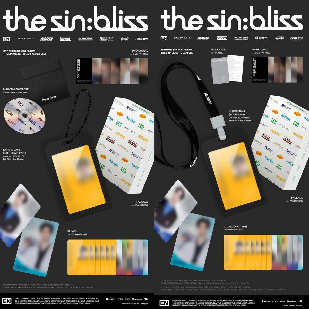 MatchaTeaGO's tweet photo. [OPEN PO] ENHYPEN - THE SIN: BLISS

Reg ver random - 340K | DP 250K
Reg ver set - 1.360K | DP 980K
Enver random - 235K | DP 160K
Enver set - 1.640K | DP 1.100K
ID Card ver - 190K | DP 145K
ID Card Keyring - 190K | DP 145K
Weverse ver. - 160K | DP 120K
Vinyl - 700K | DP 580K https://t.co/xLkNayV7sM
