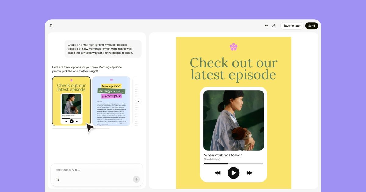 SidebarIO's tweet photo. Flodesk Studio: AI email design, crafted by designers https://t.co/1zYOXW7x8k  #ad #UX #email https://t.co/mzyjyd4Zli