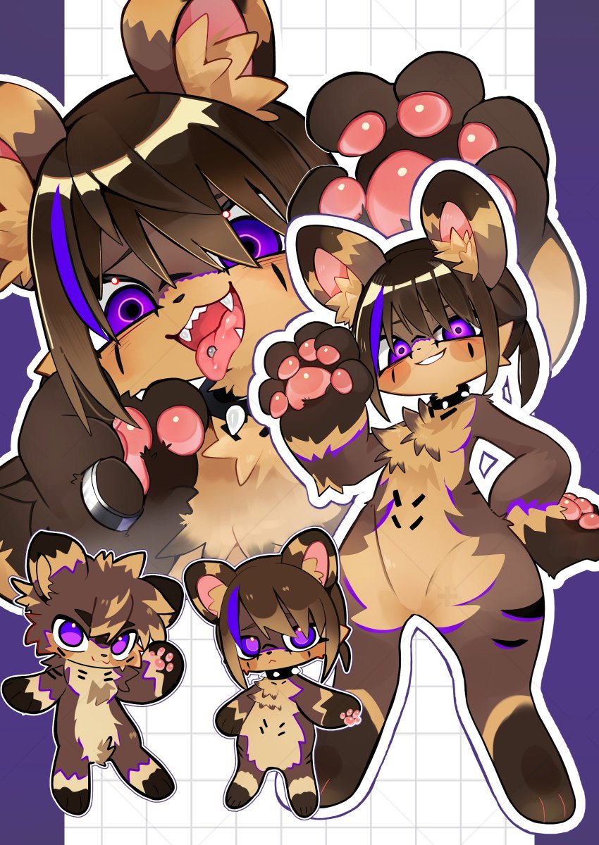 reruponzu's tweet photo. skebありがとうございました！！！🐻💜🖤 https://t.co/K4TKPZeCLg