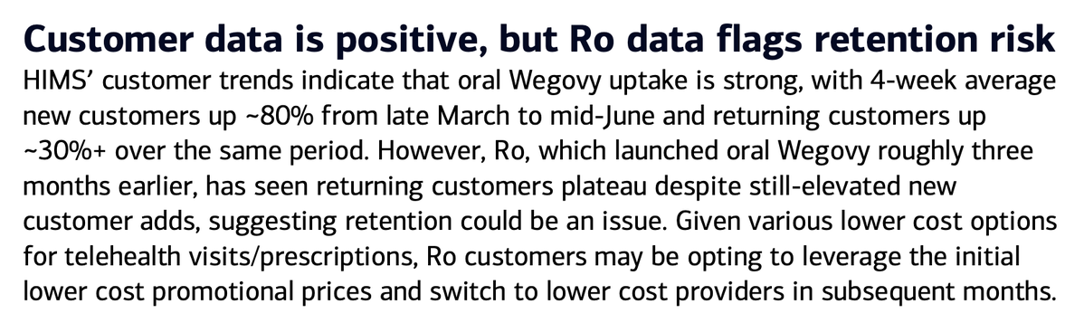 firedog8423's tweet photo. 🔥 $HIMS weight loss story is accelerating.

Data shows:

New users: +80%
Returning users: +30%+

Oral Wegovy demand is strong.

But the real key isn't customer acquisition,

but rather:

👉 Can users stay long-term?

HIMS is entering the next phase of testing. https://t.co/zUbERRgO8R