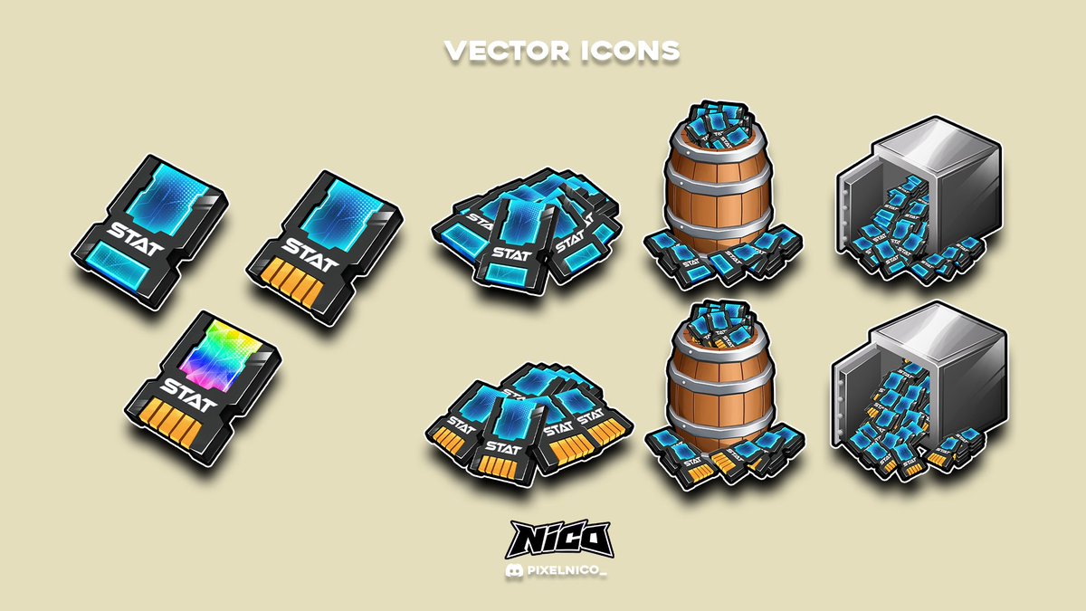 pixelnico_'s tweet photo. stat currency pack commissioned by @rareheaddress and @DerpyDervee β¨
my DMs are open if you want to work together dc: pixelnico_
#ROBLOX #RobloxDev #robloxart #robloxGFX #vectoricons https://t.co/NL06rRqNLm