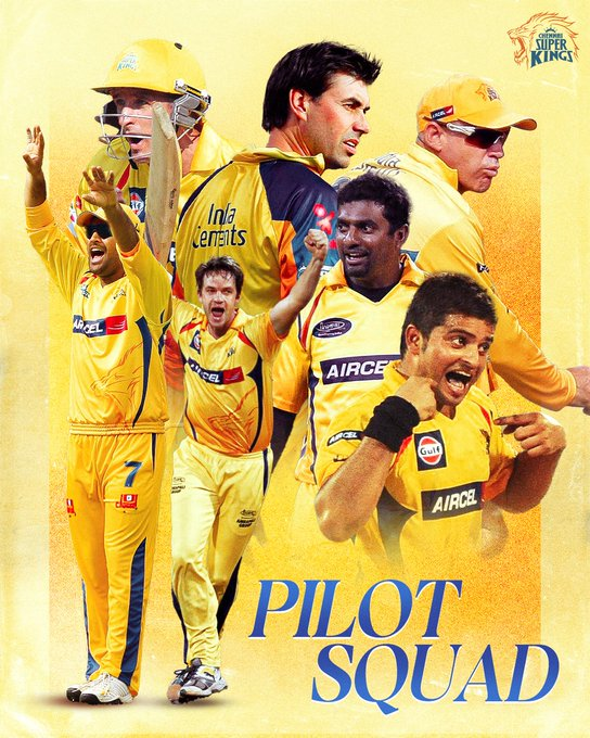 AbhiMSD_07's tweet photo. The OG Seven Lions of CSK 🦁💛 https://t.co/AevutcpsPh