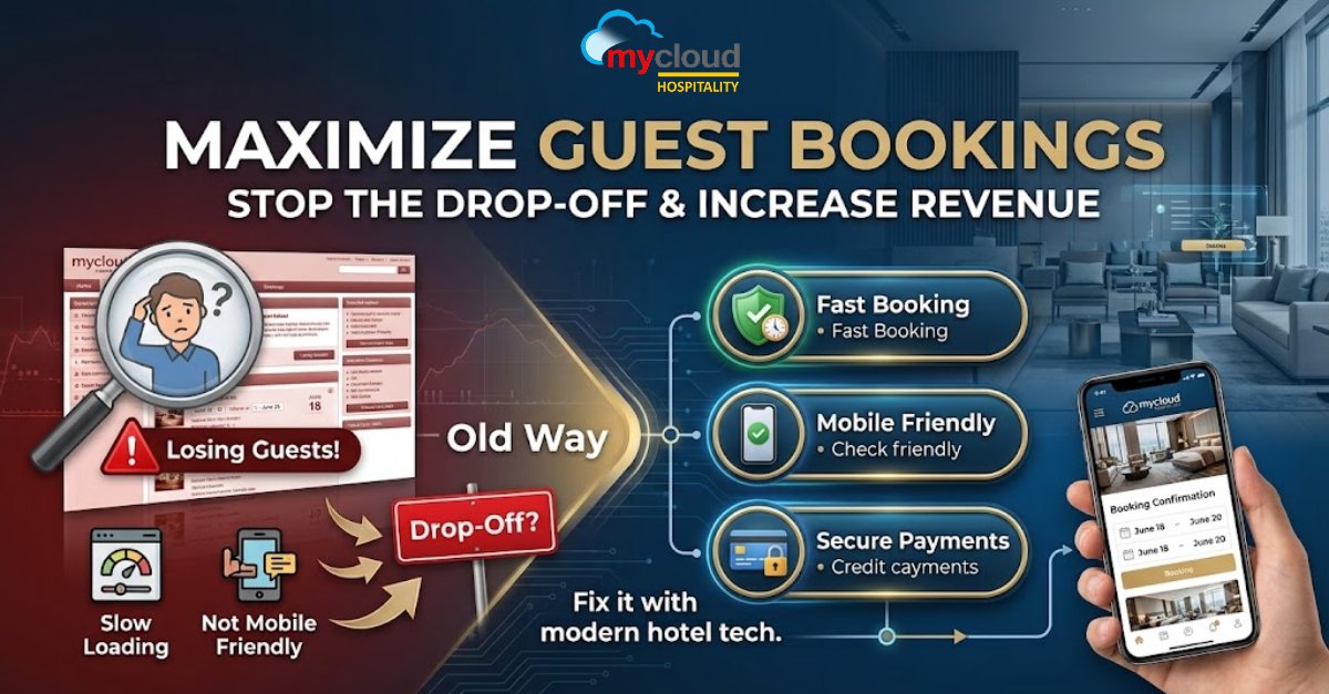MycloudPMS's tweet photo. Hotels don’t lose bookings to low demand—they lose them to slow, high-friction checkout processes.

Modern cloud tech secures direct revenue with faster, mobile-first booking, real-time updates, and seamless payments.

Is your tech helping or hurting? 🏨👇

#hoteltech https://t.co/zSI7sdRbvE