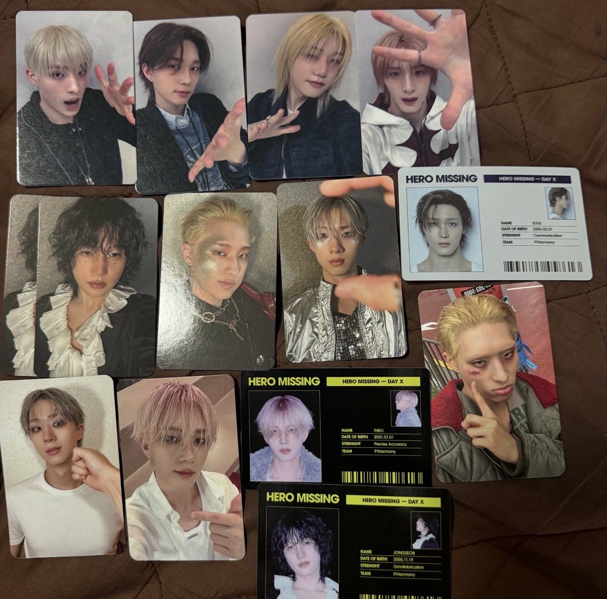 _jmxsma's tweet photo. p1harmony トレカ　交換　unique

(譲)ギホ、テオ、ソウル、ジョンソプ、ジウン
(求) インタク

郵送での交換希望です📮
異種可能◯ https://t.co/2FgGbHtUkw