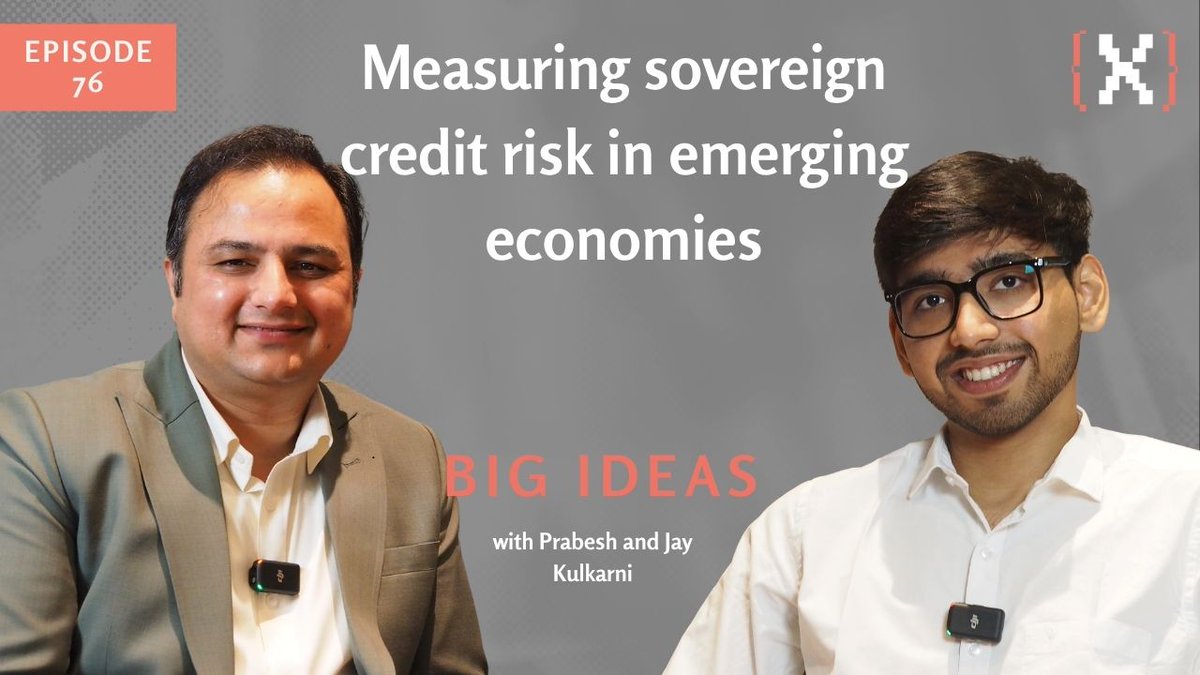 XkdrF's tweet photo. Does credit risk only flow from sovereigns down to firms? In Big Ideas Ep 76, Prabesh Luitel (IÉSEG) argues it's circular — corporate distress can feed back into sovereign risk, making firm-level data an early warning system.

📽️ https://t.co/RaRcAhK2oj https://t.co/nddW5pqAfT