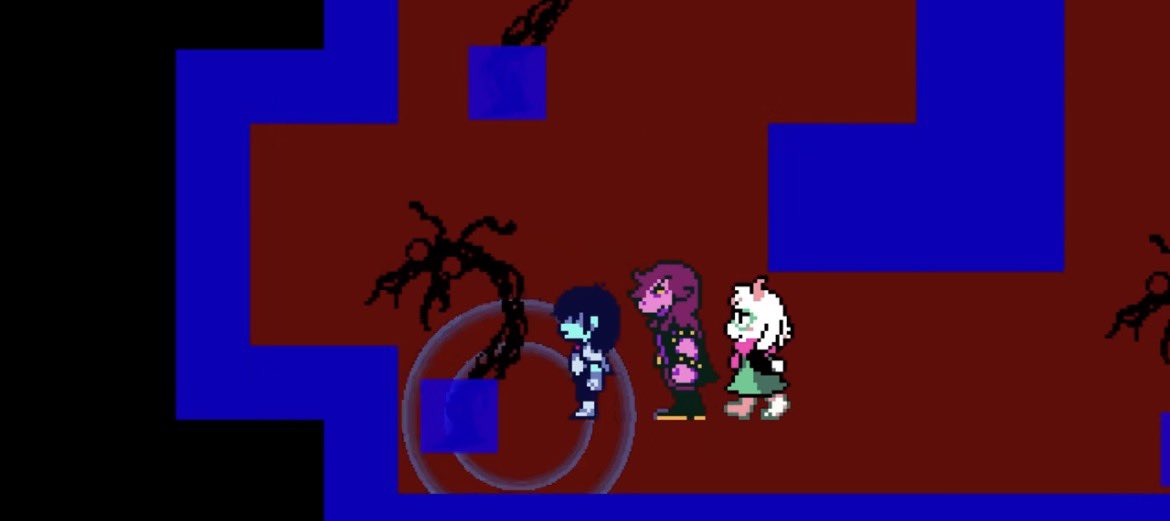 ParNatBen's tweet photo. Shout to whatever these bacteria things are from #deltarune chapter 4 https://t.co/oRrMcCZZEi