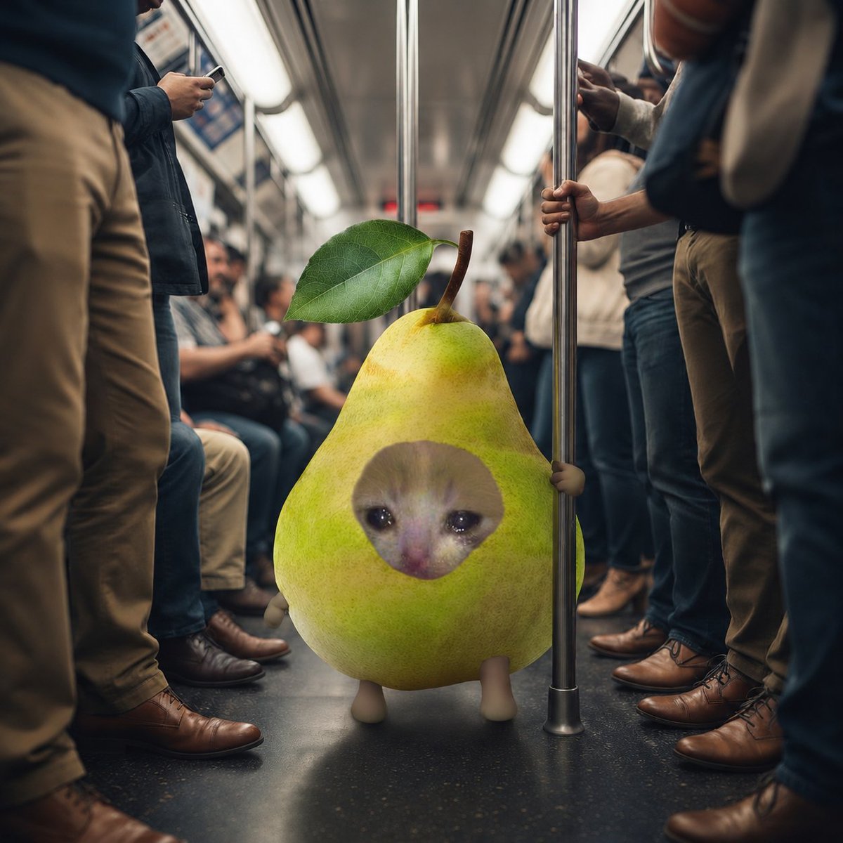 PearCatPF's tweet photo. pearcat just trying to get home to pump the charts https://t.co/flu6aFVxoW
