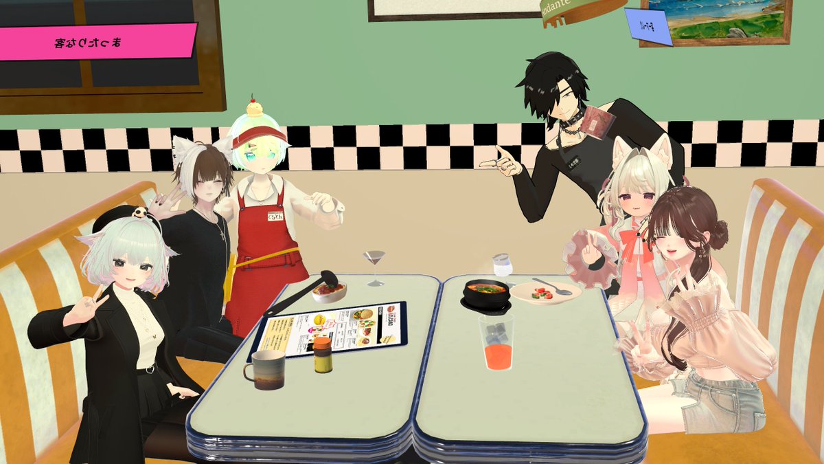 coco72_VRC's tweet photo. 昨日はVolcanoでバメッサ喫茶とのコラボイベントに行ってきたよ！
皆元気すぎて終始楽しかった！
バメッサ喫茶にも興味が湧いたので今度行ってみようかな！
#vrc_volcano https://t.co/L0RFEenr2P