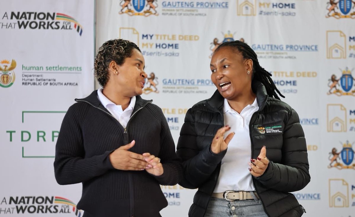 ThembiSim73's tweet photo. A symbolic handover of 18 title deeds to senior citizens in Mamelodi ahead of Nelson Mandela Day. A total of 300 title deeds were issued to qualifying beneficiaries, reaffirming government's commitment to restoring dignity, security of tenure, and homeownership. https://t.co/0jked0IZ8I
