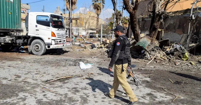 Armed men kill five local workers in Balochistan province.