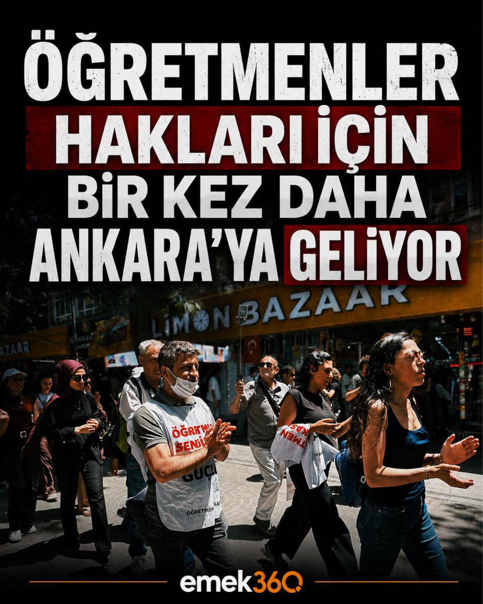 emek360's tweet photo. Öğretmenler Hakları İçin Bir Kez Daha Ankara'ya Geliyor

Özel öğretim kurumlarında görev yapan öğretmenler ile mülakat mağduru öğretmenler, yaşadıkları sorunları ve taleplerini bir kez daha Ankara'dan duyurmaya hazırlanıyor. Öğretmenler, haklarının teslim edilmesi ve taleplerinin karşılanması için 14 Temmuz'da TBMM önünde bir araya gelecek.

TBMM Millî Eğitim Komisyonu'nun toplanacağı 14 Temmuz Salı günü saat 11.00'de TBMM Meclis Parkı'nda buluşacak öğretmenler, Taban Maaş Kanunu'nun çıkarılması ve mülakat mağdurlarının atanması taleplerini bir kez daha Meclis gündemine taşıyacak.

Öğretmenler, emeklerinin karşılığını almak ve geleceklerine güvenle bakabilmek için mücadelelerini sürdüreceklerini vurguladı.

#Öğretmen #TabanMaaş #MülakatMağdurları #TBMM #Eğitim