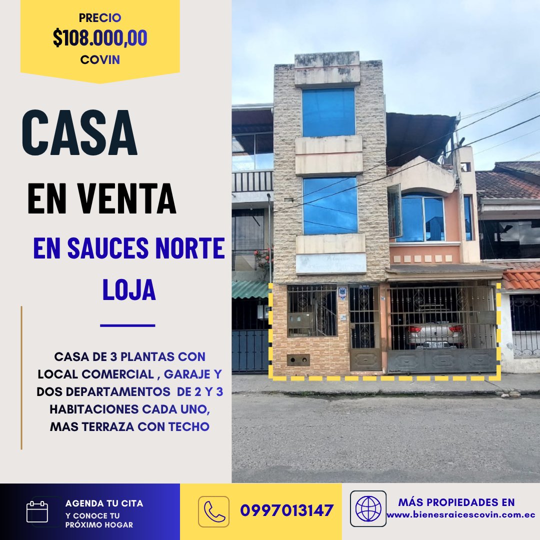 InmoCovin's tweet photo. #Lideresenlaactividadinmobiliariadesde1989 !!!37 AÑOS DE TRAYECTORIA EN EL MERCADO INMOBILIARIO!!!  #loja #acbirloja#aniversario37 #casaenventa #migrantes #residentess #inversionesinmobiliarias #creditovip #propiedadesenventaecuador #zamora #yanzatza #piñasor #arquitecturacheck https://t.co/NjGJJvl4eD