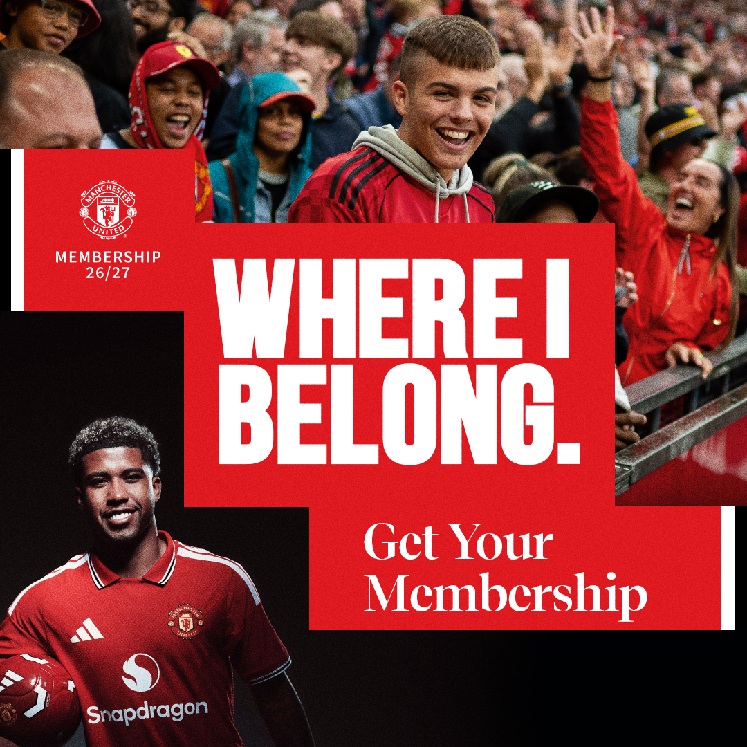 ManUtd's tweet photo. It's a good day to become a United member 👀🇾🇪