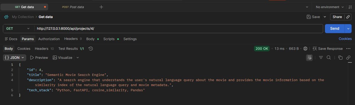 acharyautsab7's tweet photo. #LSPPDay43

Continued learning Django REST Framework.

✅ ModelViewSet
✅ DefaultRouter
✅ Automatic CRUD routing
✅ Cleaner and reusable API structure

@lftechnology
#60DaysOfLearning2026 #LearningWithLeapfrog https://t.co/RaxxFqzknG