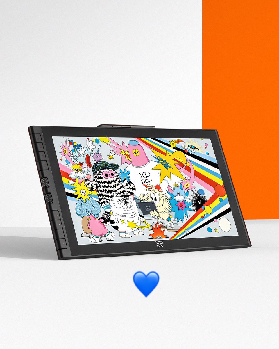 XPPEN's tweet photo. Vote for your fave gear using the emoji!! ⬇️
❤️---Magic Drawing Pad.
💙---Artist 16 3rd.
#xppen #xppentablet #pentablet #magicdrawingpad #artist163rd https://t.co/dmz8IyLrSb