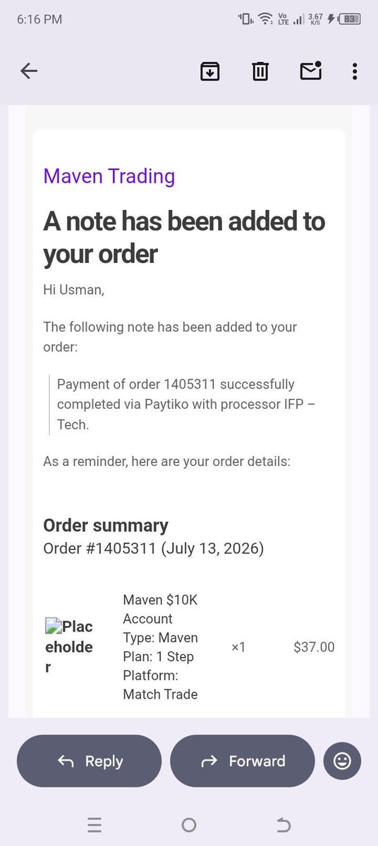 UsmanJKhan's tweet photo. Let's gooo 🔥📷📷$10K account. Looking forward to payouts. @DumbMoneyHunter https://t.co/iXrO3rkeIp