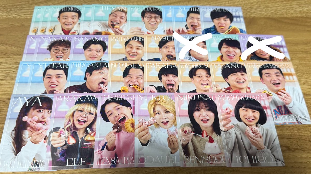 9rkam's tweet photo. FANY よしもとコレカ 7th Edition レアカード 交換

【譲】画像参照（1️⃣-3️⃣）

【求】例えば炎・cacaoなど（詳細4️⃣枚目）

同種交換です(* 'ᵕ' )☆
都内劇場手渡し優先🗼その他交換方法要相談📮
お気軽にリプライお待ちしております♩ https://t.co/QsukdWp8xq