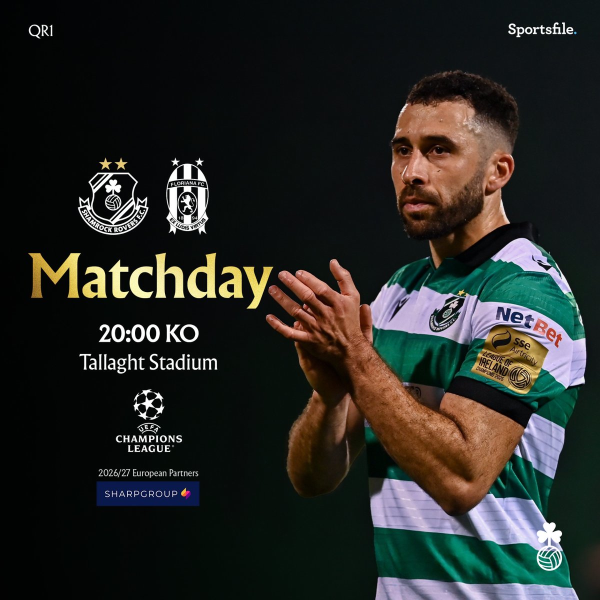ShamrockRovers's tweet photo. 🟢 𝐌𝐀𝐓𝐂𝐇𝐃𝐀𝐘 ⚪️

🆚 Floriana
📍 Tallaght Stadium
⌚️ 8pm

#RoversInEurope https://t.co/pXumH2I9pK