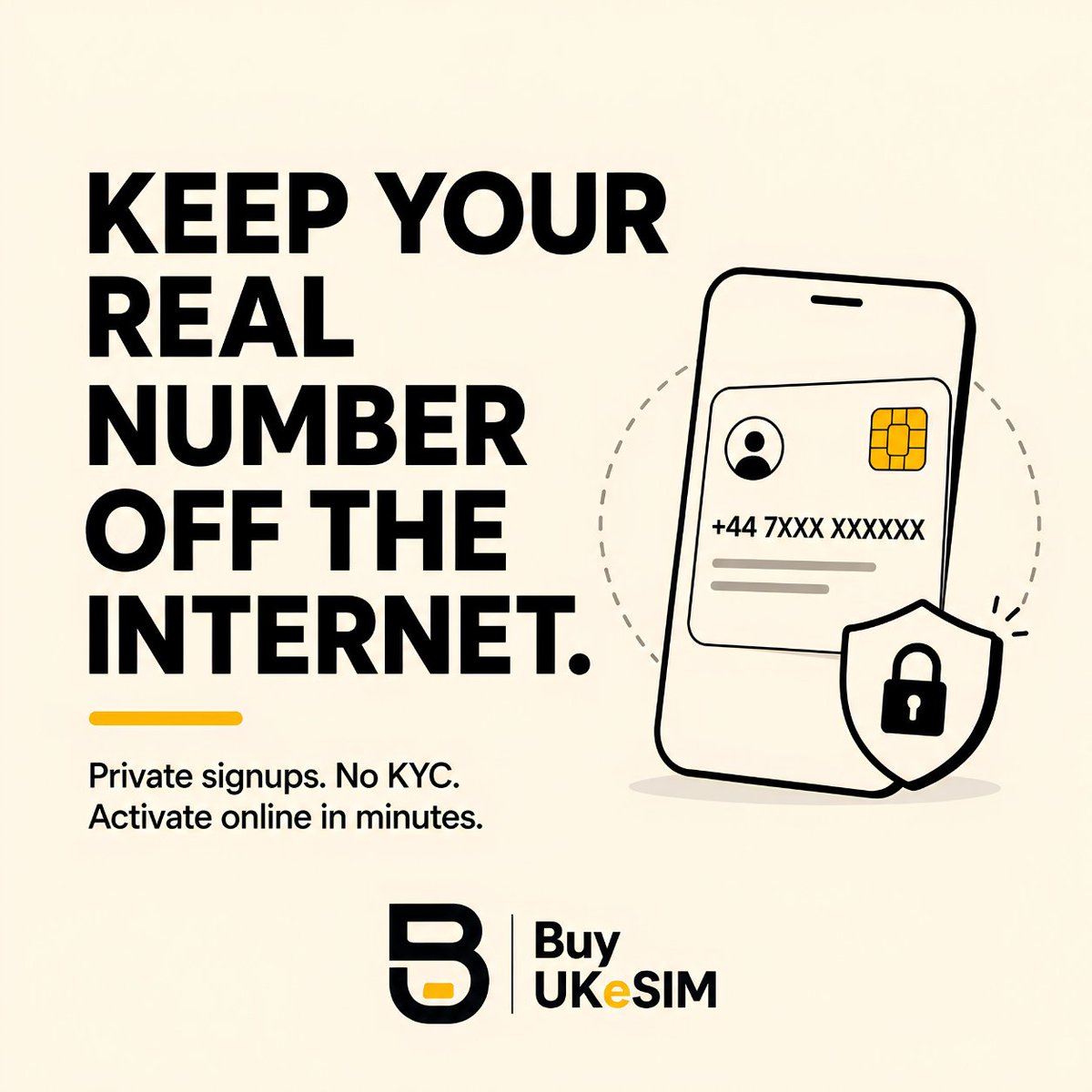 buyukesimcom's tweet photo. Some signups don’t deserve your personal number.

Keep your everyday number private and use a separate #eSIM for online accounts, #verifications, and business activity. No #KYC, no paperwork, and activation takes only a few minutes.

Stay connected without giving away more than you need to.