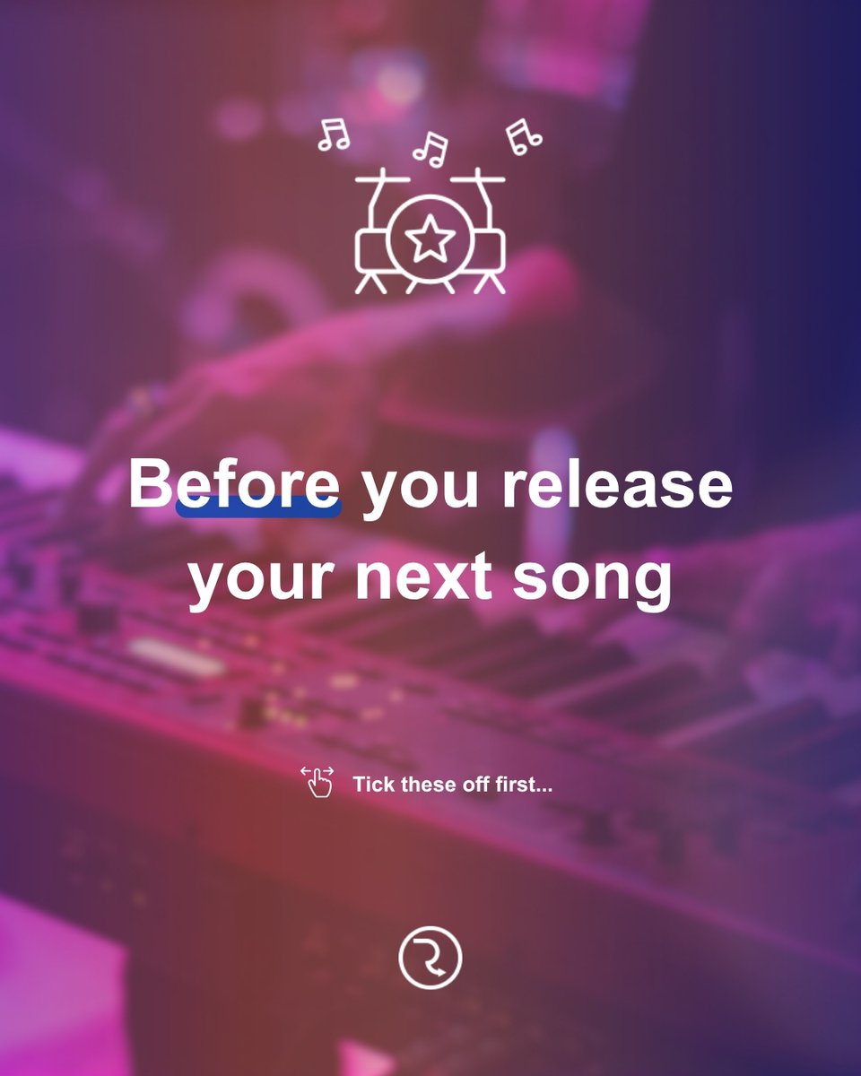 routenote's tweet photo. Releasing great music is only half the job. The other half is making sure people actually hear it.

Which of these do you already do before releasing a song? Let us know below. 👇 https://t.co/xs2TdnWtka